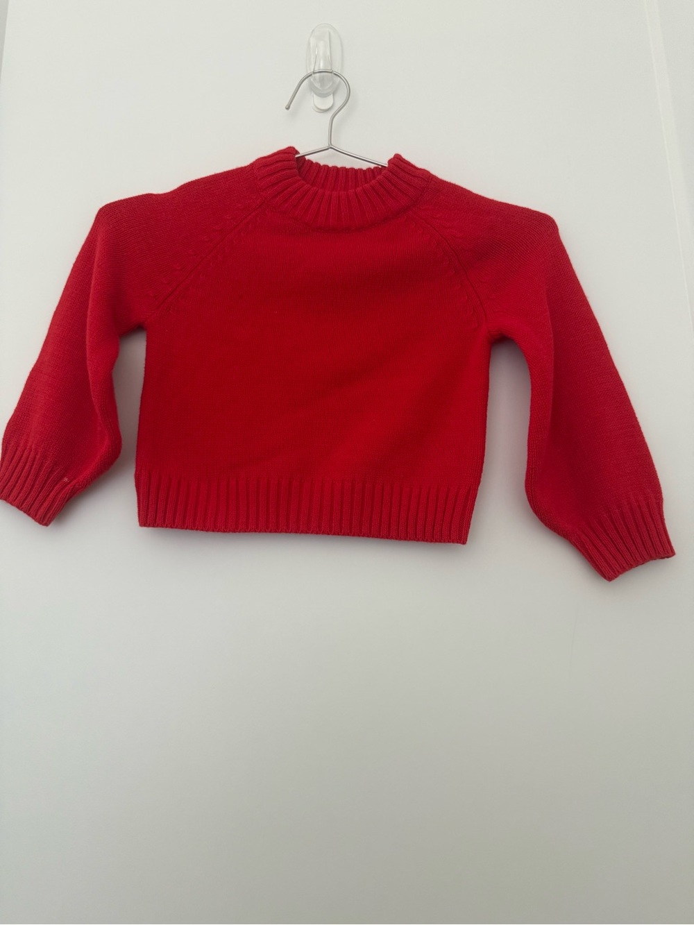 Tucker + Tate Red Cropped Turtleneck Sweater